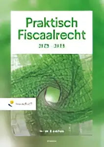 Groene praktisch fiscaalrecht studieboek 2021-2022 met witte banner over recht algemeen en algemene onderwerpen