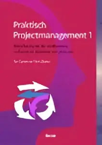 De cover van praktisch projectmanagement 1 door ten gevers en tjerk zijlstra heeft een minimalistisch paars-wit design