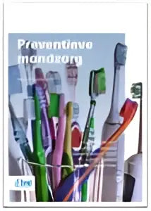 Clear plastic tandenborstels met kleurrijke handvatten op een rij voor preventieve mondzorg bsl media