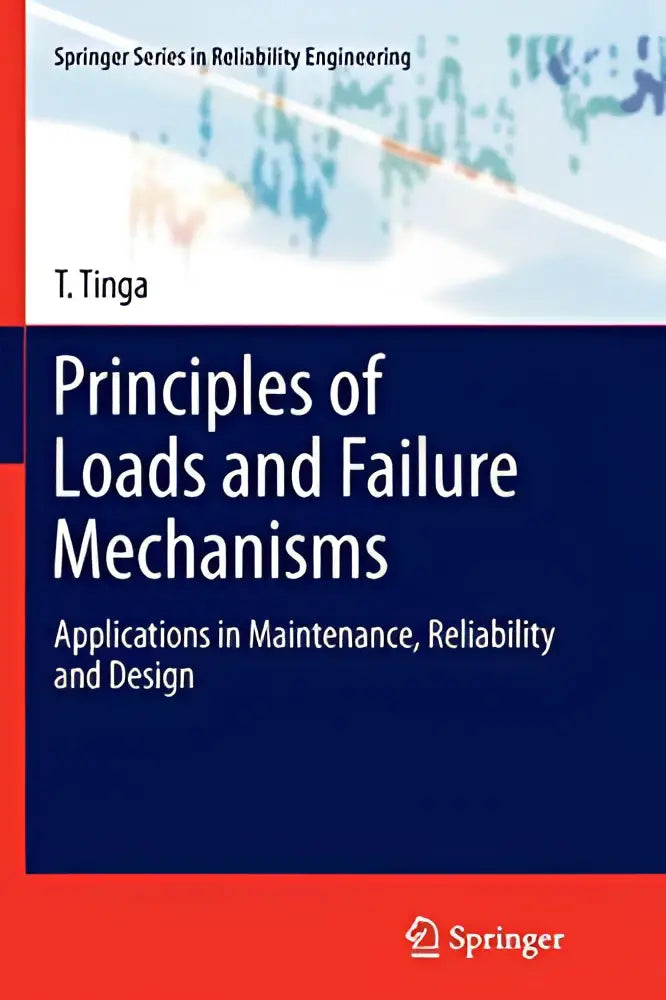 Blauwe en rode hardcover boek principles of loads and failure mechanisms door t over betrouwbaarheid en ontwerp