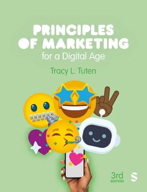 Cover van het leerboek principles of marketing for a digital age druk 3 door tracy l met digitale marketing thema’s