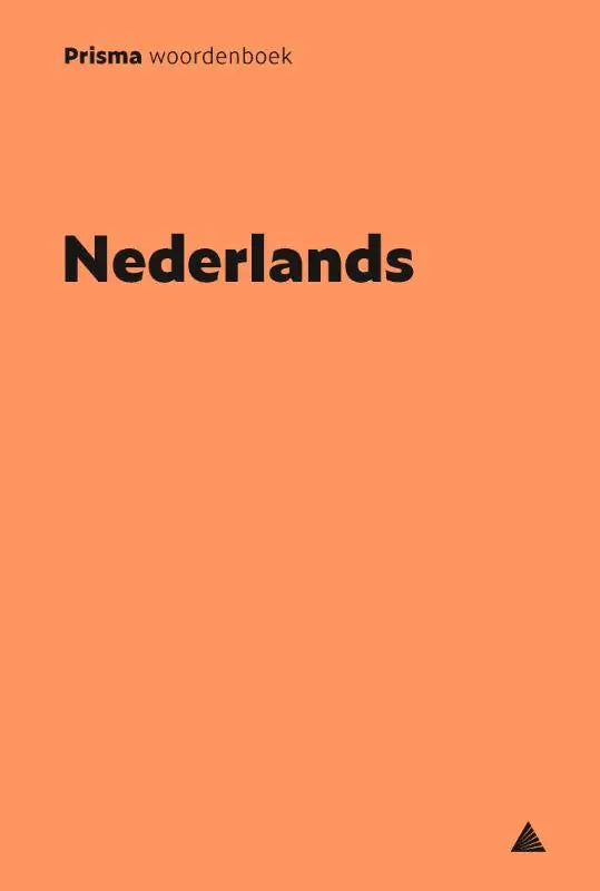 Oranje cover van het prisma woordenboek nederlands met uitgebreide definities en taalgebruik voor dagelijks gebruik