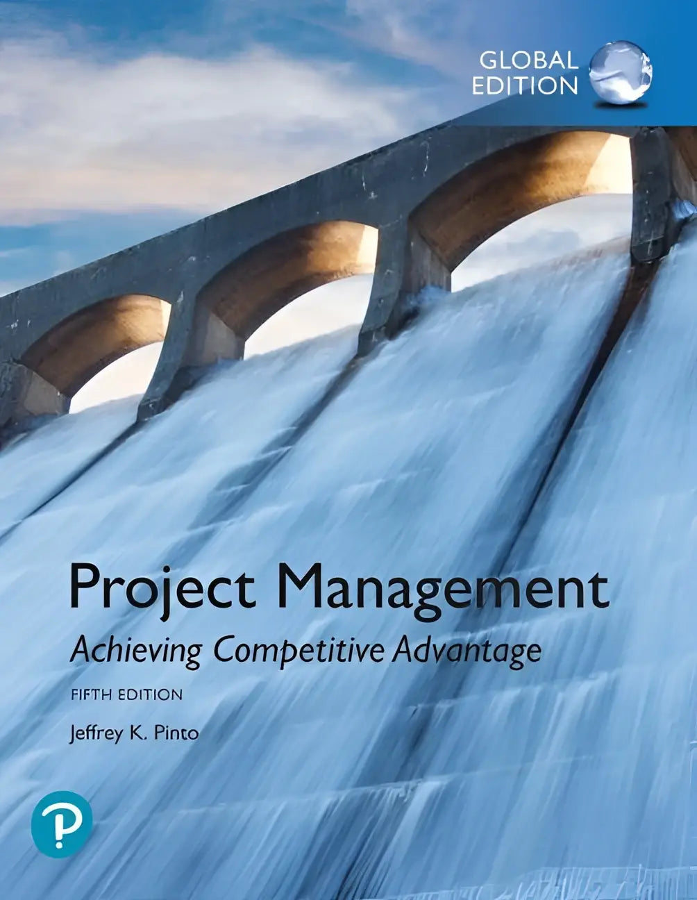 De boekcover van project management achieving competitive advantage door jeffrey k toont een studieboek over projectmanagement