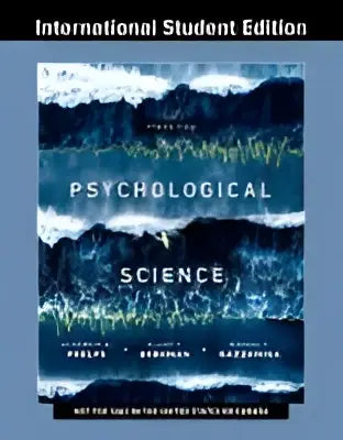 Psychological Science 7e hardcover met blauwe-golven cover
