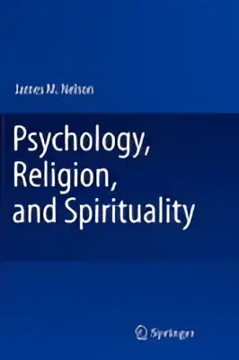 Blauw hardcoverboek psychologie religie en spiritualiteit door james m geschikt voor studie en referentie