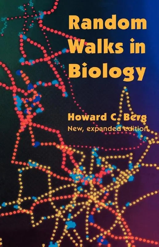 De cover van het boek random walks in biology van howard c met een nieuwe en uitgebreide editie gericht op statistische fysica