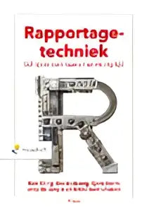 Technisch rapport cover in zwart-wit met de titel rapportage-techniek voor bas andeweg christine swankhuisen rien elling