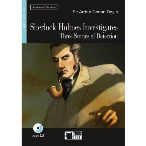 Reading & training b1.2: sherlock holmes investigates: three stories of detectio book + audio cd - reading & training
