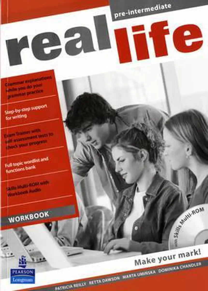 Real life global - pre-intermediate workbook + multi-rom pack - real life global - pre-intermediate workbook
