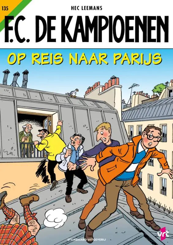 Cover van de strip f.c. in het product op reis naar parijs van hec leemans uit strips algemeen collectie