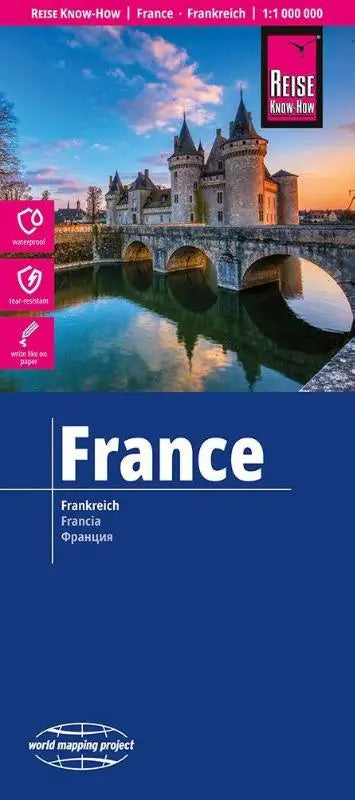 Reise Know-How Landkarte Frankreich | France (1:1.000.000) - reiß- und wasserfest (world mapping project)