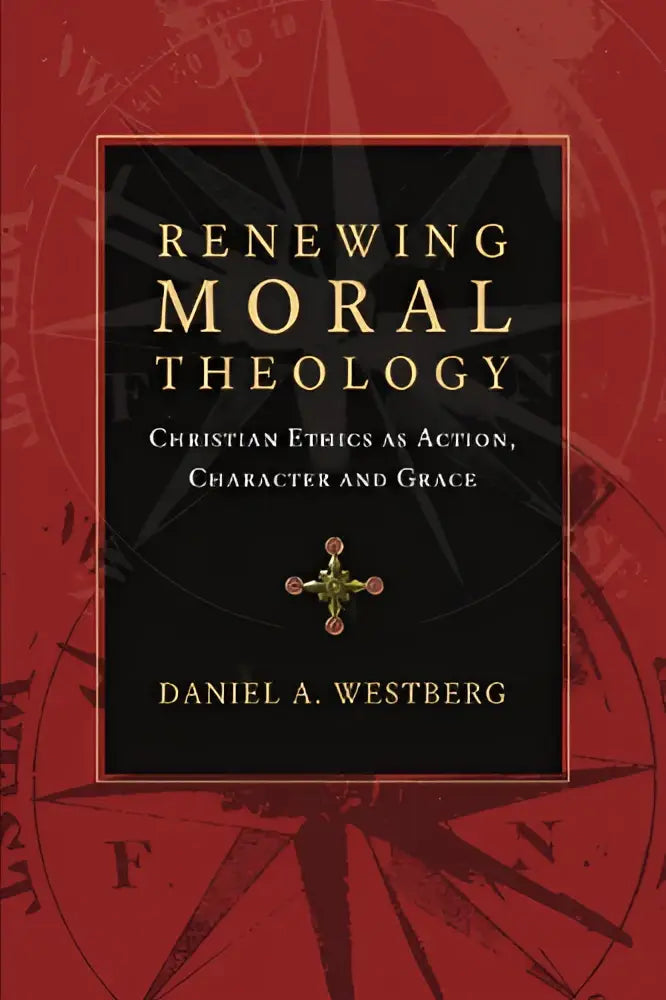 De boekomslag van renewing moral theology toont de titel in gouden letters op een zwarte achtergrond met een kruisembleem