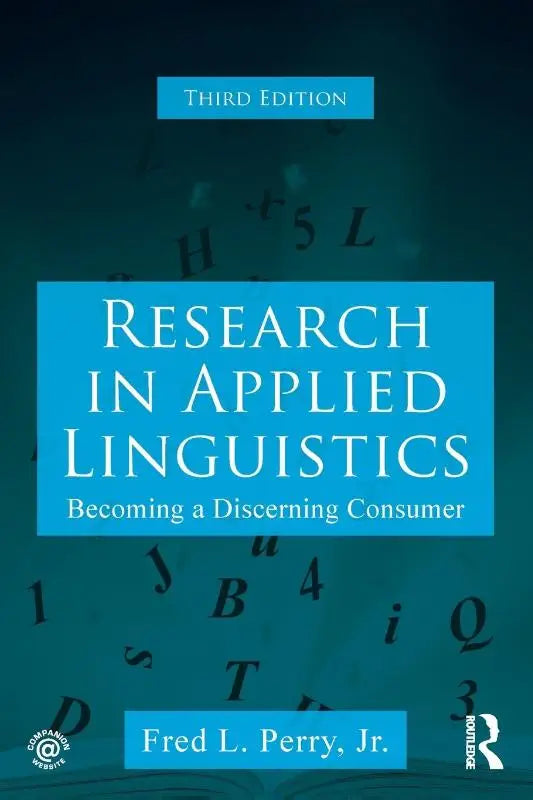 Derde editie boekomslag van research in applied linguistics becoming a discerning consumer door fred l voor gepubliceerd onderzoek