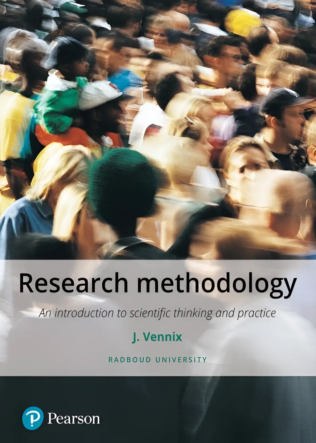 De cover van het engelstalig studieboek research methodology van jac vennix over wetenschappelijk denken en praktijk