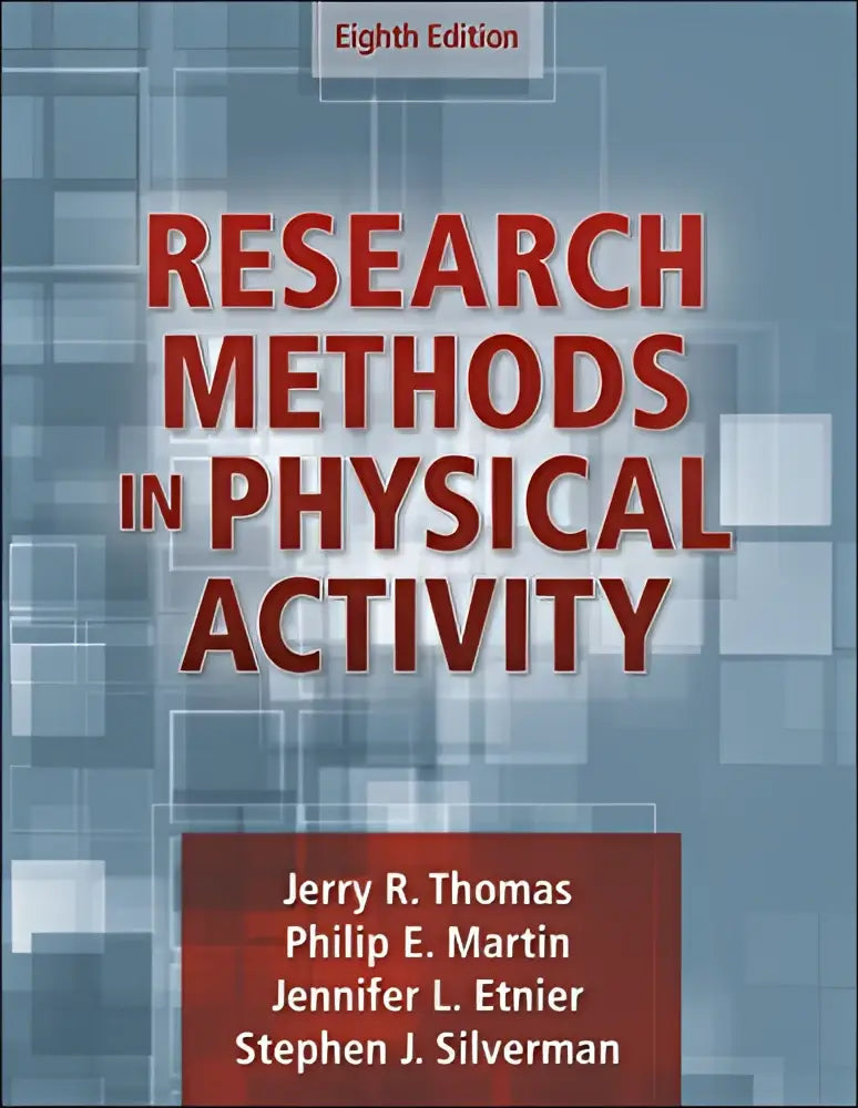 Cover of research methods in physical activity 8th edition textbook by jerry r for academic physical activity research