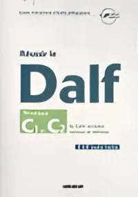 Logo dalf met blauw lettertype en groene rechthoekige achtergrond in productréussir le dalf c1 c2 met cd