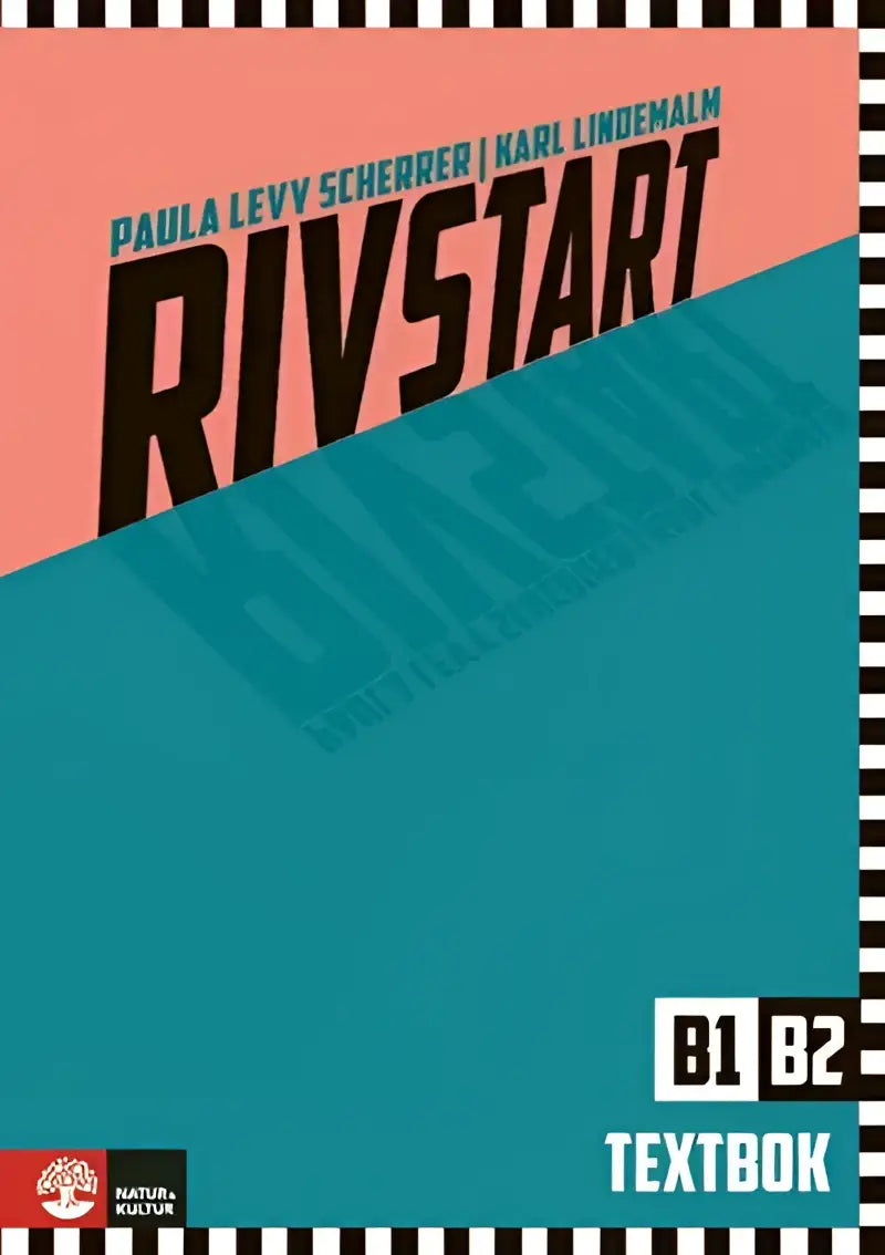Omslag Rivstart B1/B2 3e editie kb cursusboek, roze-teal achtergrond