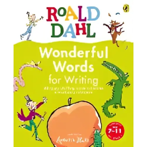 Roald Dahl Wonderful Words for Writing kinderboek met kleurrijke draken en dansers
