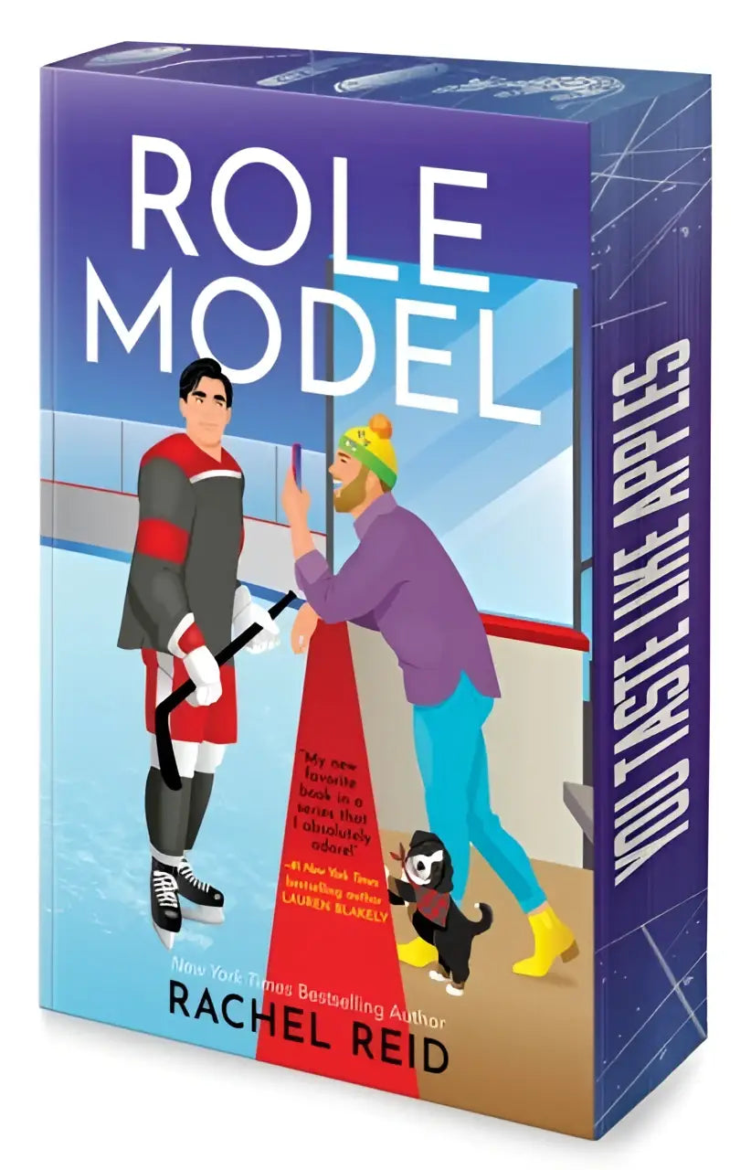 Paarsblauw doosboek role model deluxe limited edition van rachel reid met illustraties nu streaming op crave en hbo max