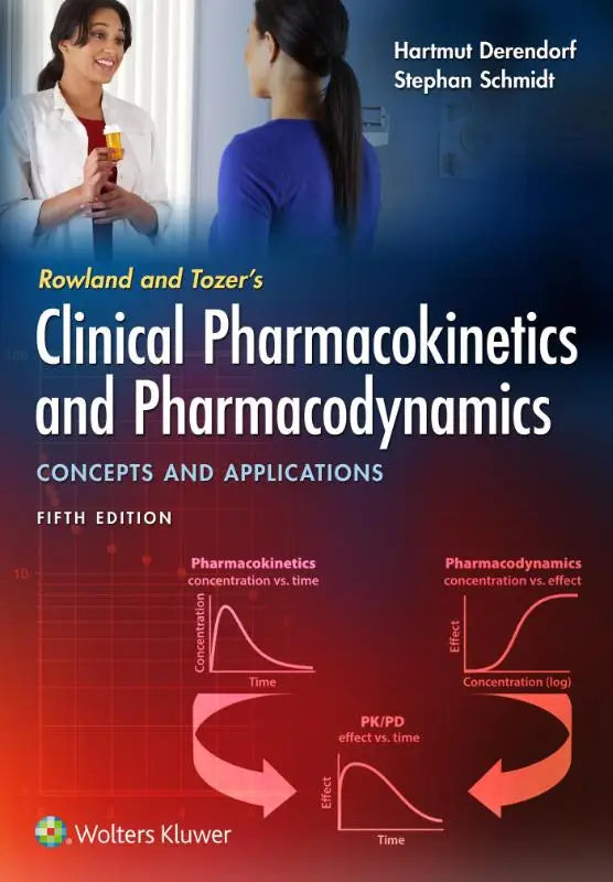 De boekcover van rowland and tozers clinical pharmacokinetics and pharmacodynamics vijfde editie door derendorf en schmidt
