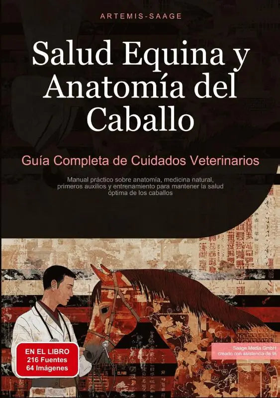 Salud Equina y Anatomía del Caballo: Guía Completa de Cuidados Veterinarios: Manual práctico sobre anatomía, medicina natural, primeros auxilios y entrenamiento para mantener la salud óptima de los caballos
