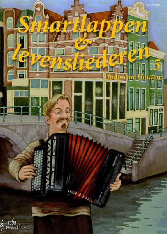 Een zwart rode smartlappen en levensliederen accordeon met glanzende afwerking en witte toetsen van reba producties