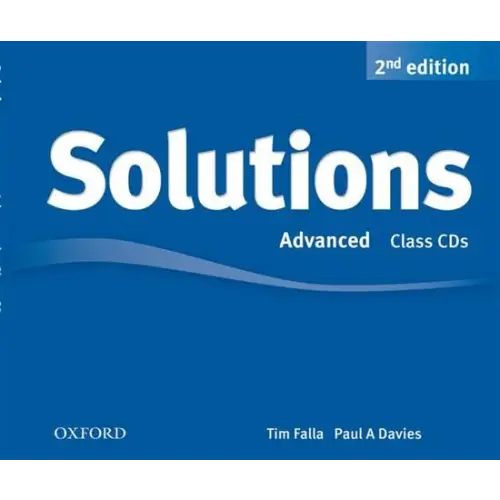 Solutions second edition - advanced class audio-cd’s (3x) - solutions second edition - advanced class audio-cd’s (3x)