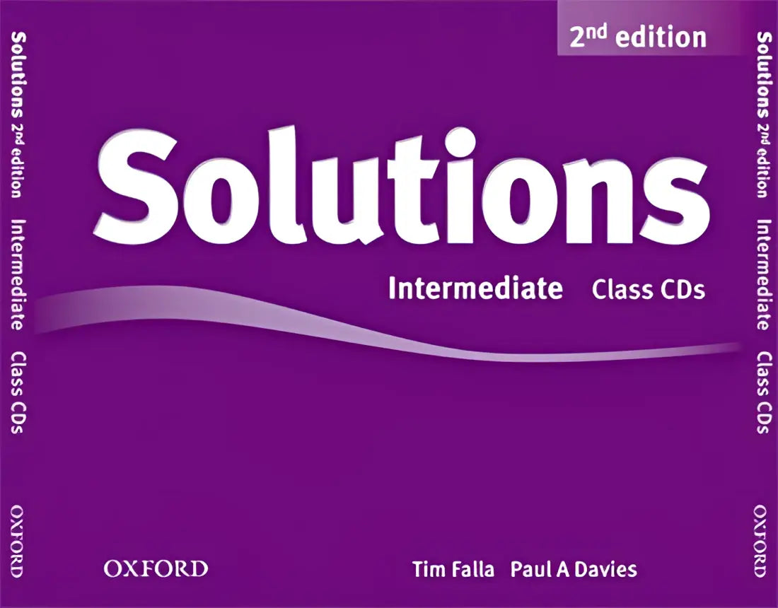 Solutions second edition - intermediate class audio-cd’s (3x) - solutions second edition - intermediate class