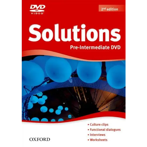 Solutions second edition - pre-intermediate dvd-rom - solutions second edition - pre-intermediate dvd-rom - boek