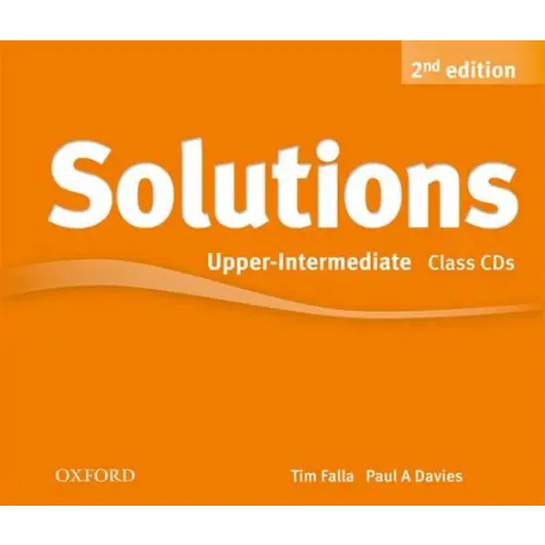 Solutions second edition - upper-intermediate class audio-cd’s (3x) - solutions second edition - upper-intermediate