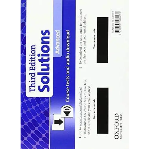 Solutions third edition - advanced course test pack - solutions third edition - advanced course test pack - boek