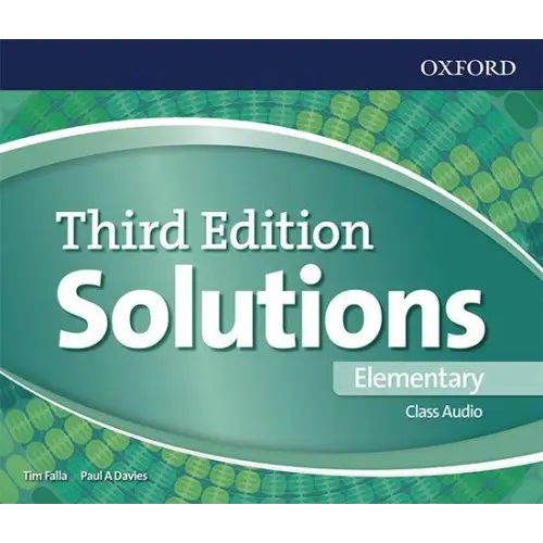 Solutions third edition - elementary class audio cd - solutions third edition - elementary class audio cd - boek