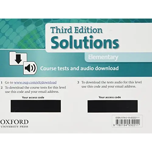 Solutions third edition - elementary course tests pack - solutions third edition - elementary course tests pack - boek