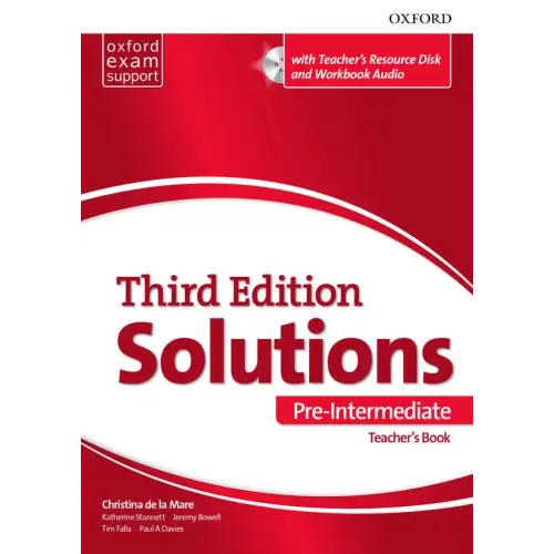 Solutions third edition - pre-intermediate essentials teacher’s book + resources - solutions third edition