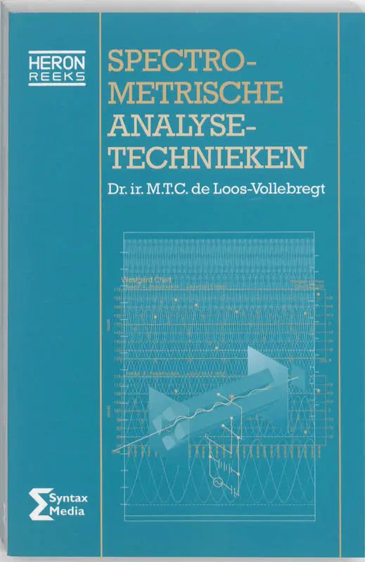 Teal hardcover boek spectrometrische analysetechnieken door dr voor hoger onderwijs van syntax media