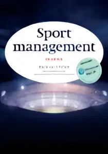 Boekcover sportmanagement 4e editie met mylab nl toegangscode voor bedrijfskunde hoger onderwijs