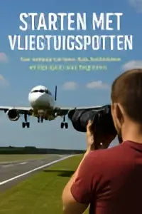 Starten met vliegtuigspotten met een strak metallic vliegtuig met gestroomlijnde romp en achterover geplaatste vleugels in vlucht