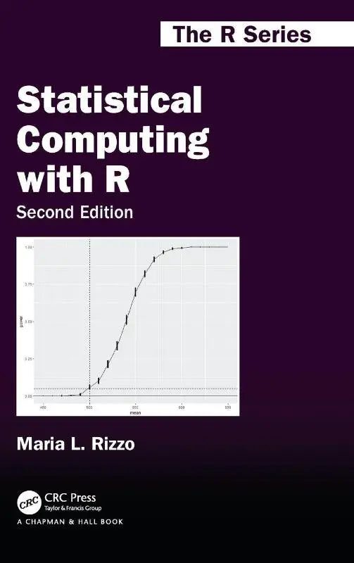 The r series book cover for statistical computing with r second edition by maria l featuring computational statistics concepts