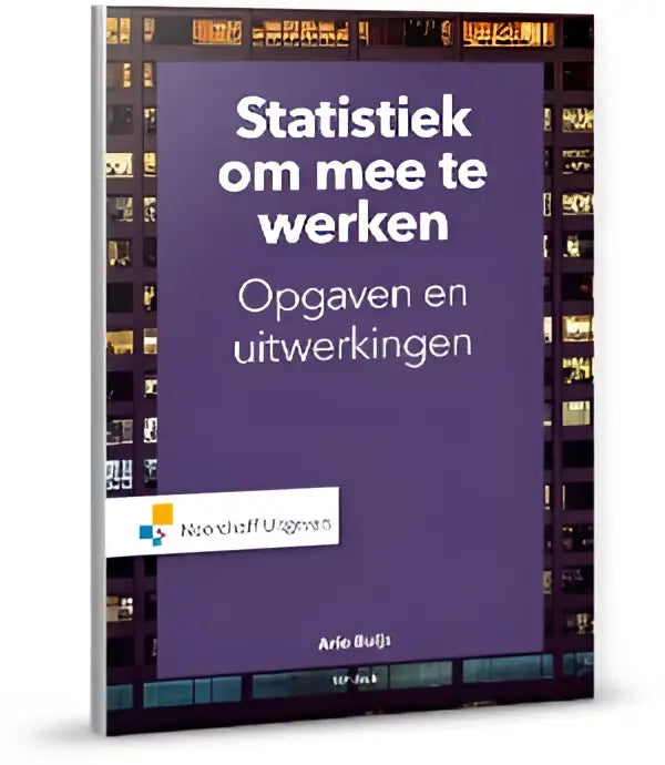 Paarse boek statistiek om mee te werken opgaven en uitwerkingen van arie bulis uitgegeven door noordhoff uitgevers