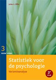 Boekcover Statistiek voor de psychologie deel 3 3e druk door Jolanda E