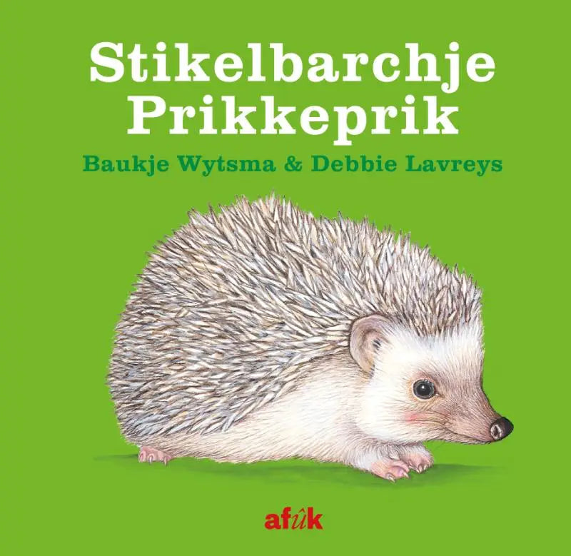 Een charmant geïllustreerde stikelbarchje prikkeprik met zacht wit buikje en grijze stekels voor jonge lezers