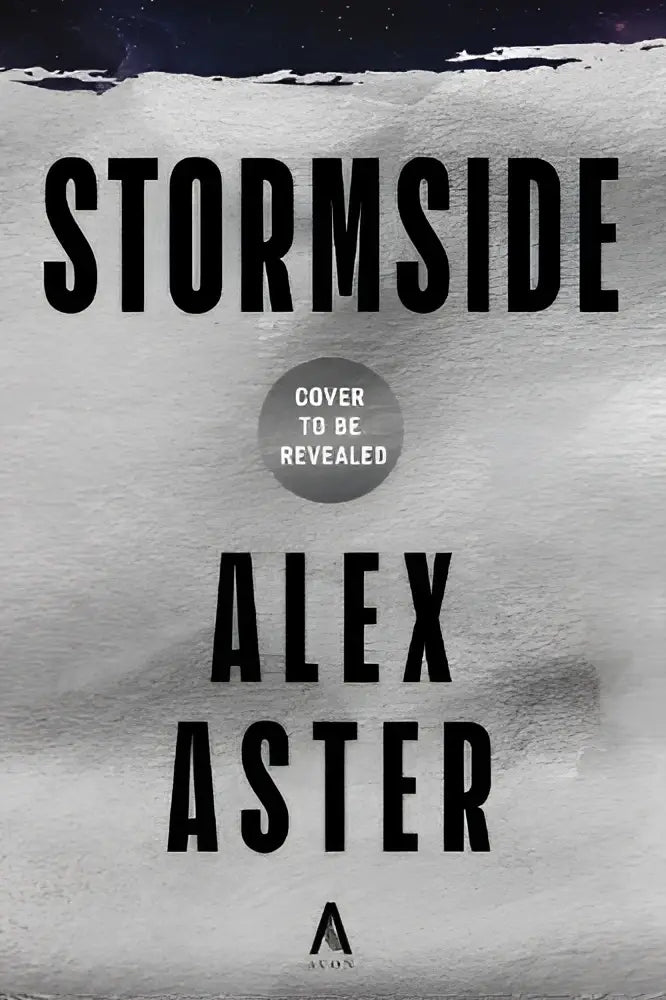 Stormside standard edition boekcover met gedurfde zwarte tekst op grijze textuur uit de starside series novel