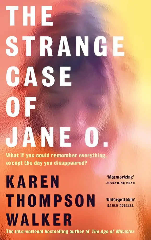 Een boekcover van het strange case of jane o met een mysterieuze en donkere uitstraling