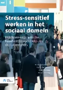 Donkere abstracte afbeelding met wazige figuren voor stress-sensitief werken in het sociaal domein bsl media