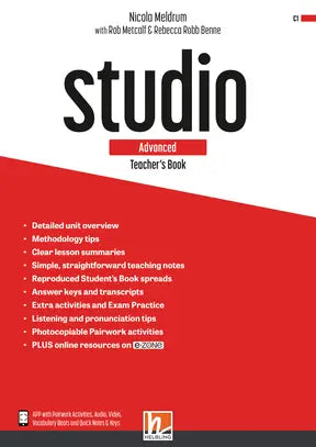 Studio advanced teacher's book + e-zone