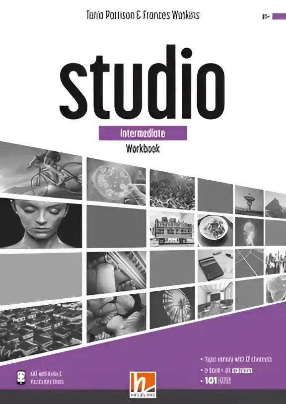 Studio intermed. Workbook + e-zone van Tonja Pattison en Frances Workins, paarse kaft