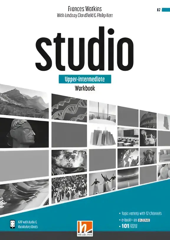 Studio upper-intermediate workbook door Frances Watkins met zwart-wit covercollage