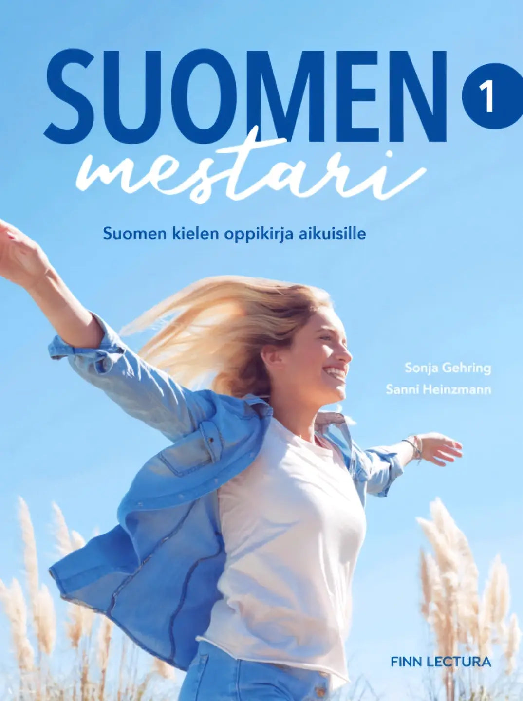 De cover van het finse lesboek suomen mestari 1 door sonja gehrning en sanni heinzmann, uitgegeven door finn lectura