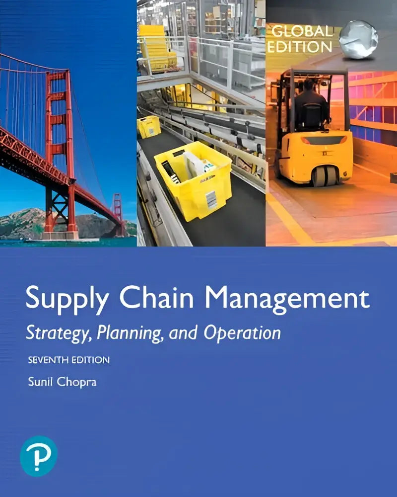 Blauw studieboek supply chain management met de titel strategy planning and operation zevende editie door sunil chopra