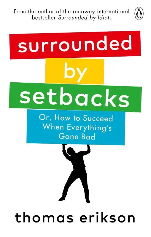 Boekcover met kleurrijke rechthoekige blokken en de titel how to succeed when everything’s gone bad